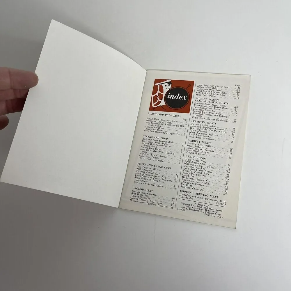 1958 New Notes in Meat Recipes from‎ National Live Stock and Meat Board